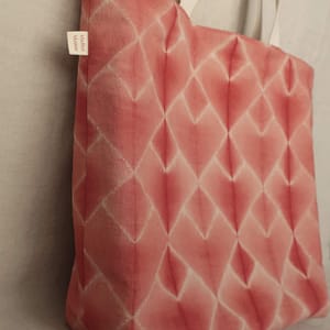Sac cabas matelassé teint à la garance – B