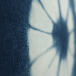 Tenture murale – Indigo shibori
