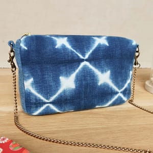Sac à main katano shibori indigo – A